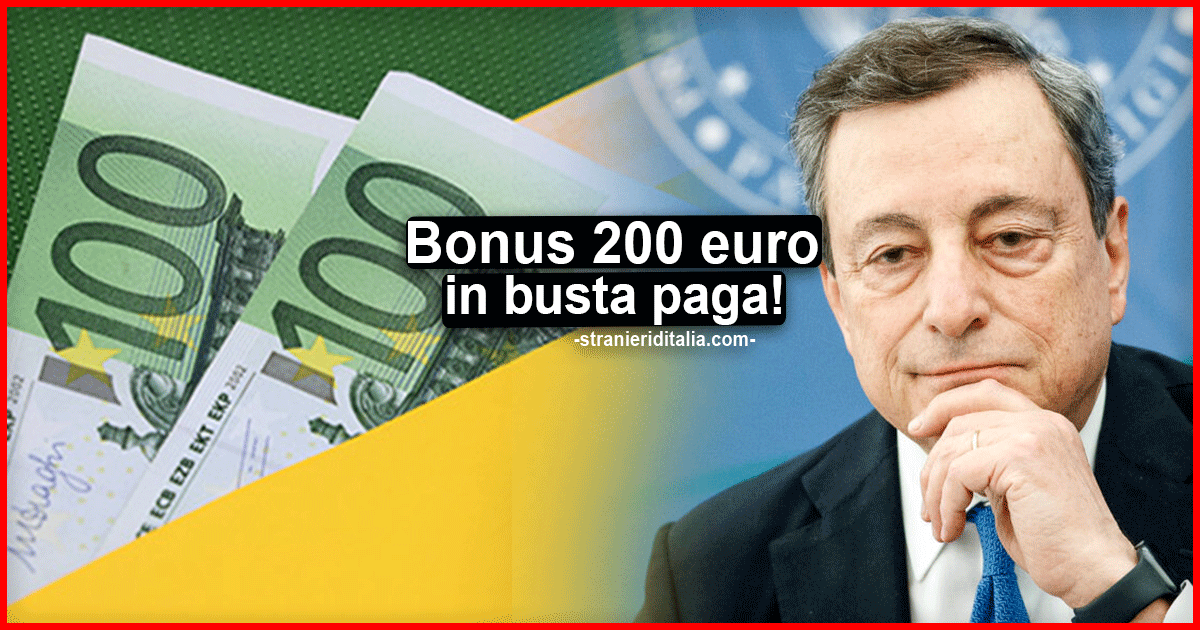 Bonus 200 euro in busta paga: come richiederlo?