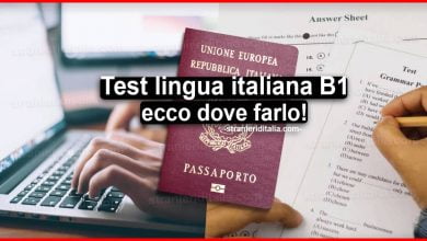 Test lingua italiana B1 per cittadinanza dove farlo 2023
